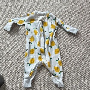 Baby Lemon Print Onesie